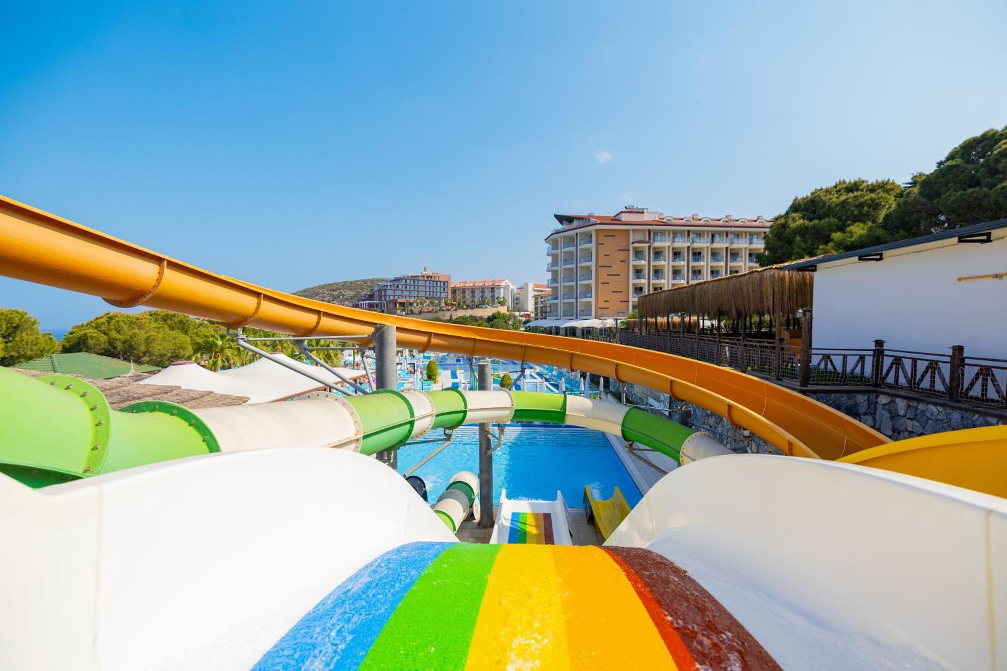 Ramada Resort Kusadasi & Golf Exterior photo Water park in Turkey